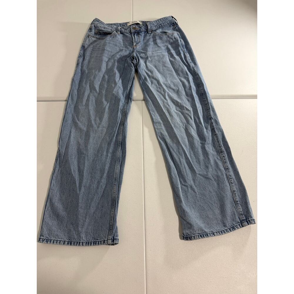 Hollister Curvy Low-Rise Baggy Jeans Size 12L x 32W Womens